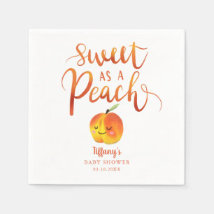 Sweet Little Peach Girls Summer Baby Dusche Serviette