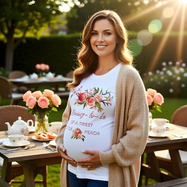 Sweet Little Peach Mommy T-Shirt (Von Creator hochgeladen)