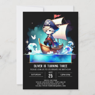 Sweet Little Pirate Einladung