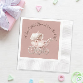 Sweet Little Princess Baby Dusche Serviette