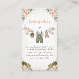Sweet Little Pumpkin Autumn Baby Shower Begleitkarte