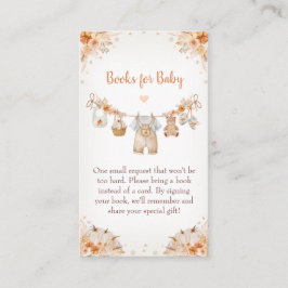 Sweet Little Pumpkin Autumn Baby Shower Begleitkarte