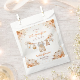 Sweet Little Pumpkin Autumn Baby Shower Geschenktütchen