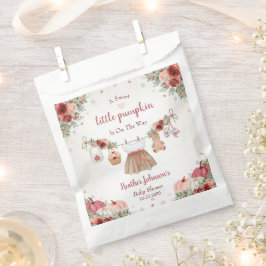 Sweet Little Pumpkin Autumn Baby Shower Geschenktütchen
