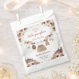 Sweet Little Pumpkin Autumn Baby Shower Geschenktütchen