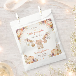 Sweet Little Pumpkin Autumn Baby Shower Geschenktütchen