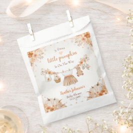 Sweet Little Pumpkin Autumn Baby Shower Geschenktütchen