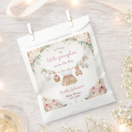 Sweet Little Pumpkin Autumn Baby Shower Geschenktütchen