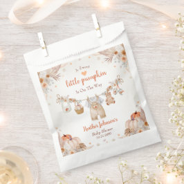 Sweet Little Pumpkin Autumn Baby Shower Geschenktütchen