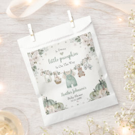 Sweet Little Pumpkin Autumn Baby Shower Geschenktütchen