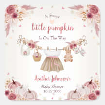 Sweet Little Pumpkin Autumn Baby Shower 