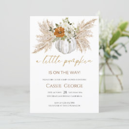 Sweet Little Pumpkin Baby Dusche Einladung