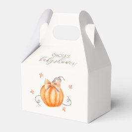 Sweet Little Pumpkin Bow Fall Baby Dusche Geschenkschachtel