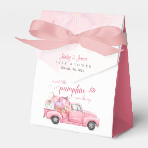 Sweet Little Pumpkin Pink Girl Baby Dusche Geschenkschachtel