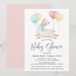 Sweet Llama Baby Dusche Einladung