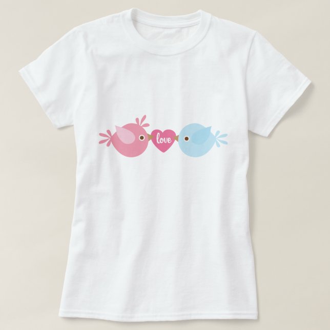 Sweet Love Birds T-Shirt (Design vorne)
