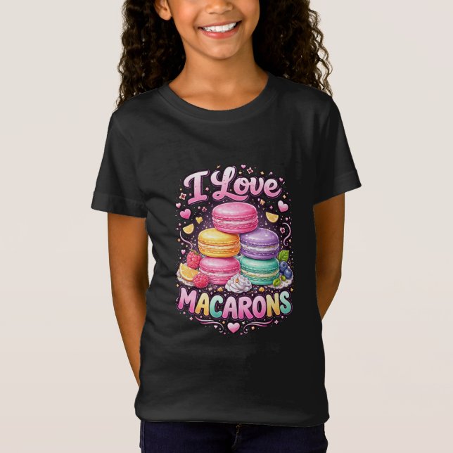 Sweet Love Macarons T-Shirt (Vorderseite)