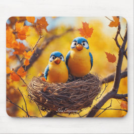 Sweet Lovebirds Mouse Pad Mousepad