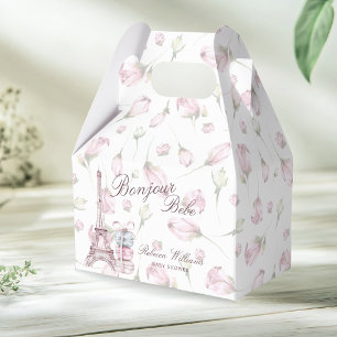 Sweet Macaron Bonjour Bebe Paris Baby Dusche Geschenkschachtel