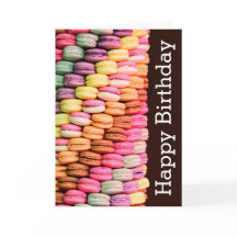 Sweet Macarons Happy Birthday