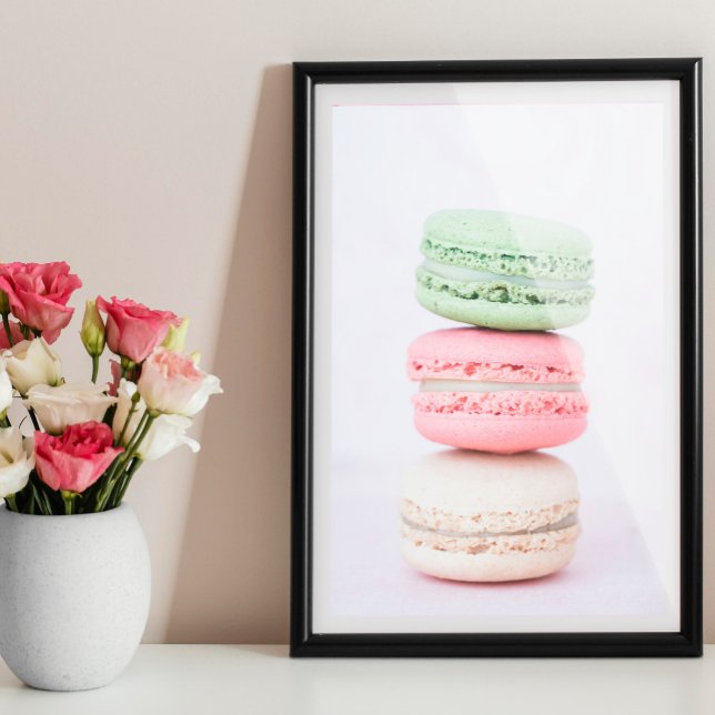 Sweet Macarons Küchenplakat Poster (Von Creator hochgeladen)