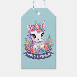 Sweet Magical Baby Unicorn Geschenkanhänger