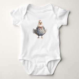 Sweet Mama Hen mit einem Kleid, Huhn, Baby Strampler