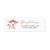Sweet Mama und Baby Lamb Floral Baby Dusche