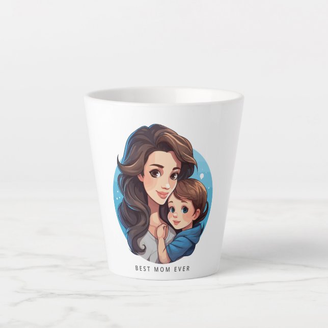 Sweet Mama und Girl Mother Day Tasse (Vorderseite)