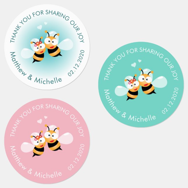 Sweet Meant zu sein ein paar Niedliche Hochzeit Vi Etiketten (Gruppe)