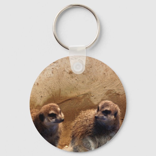 Sweet Meerkat Schlüsselanhänger (Vorderseite)
