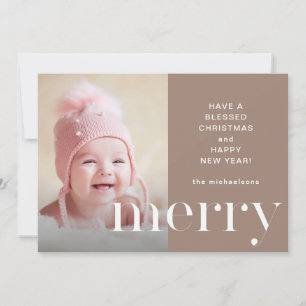 Sweet Merry Holiday Print mit Foto Weihnachten