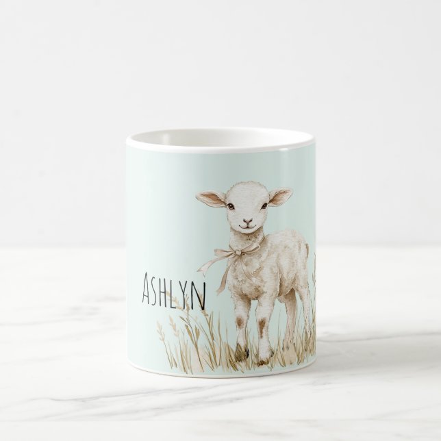 Sweet Mint Lamb Easter Kaffeetasse (Mittel)
