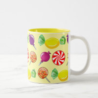 Sweet Mix Candy Muster gelb