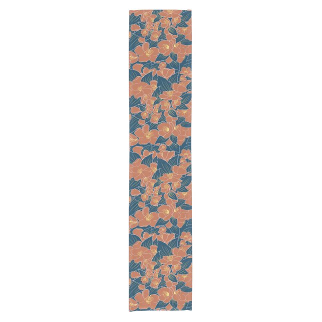 Sweet Mock Orange Kurzer Tischläufer (Vorderseite)