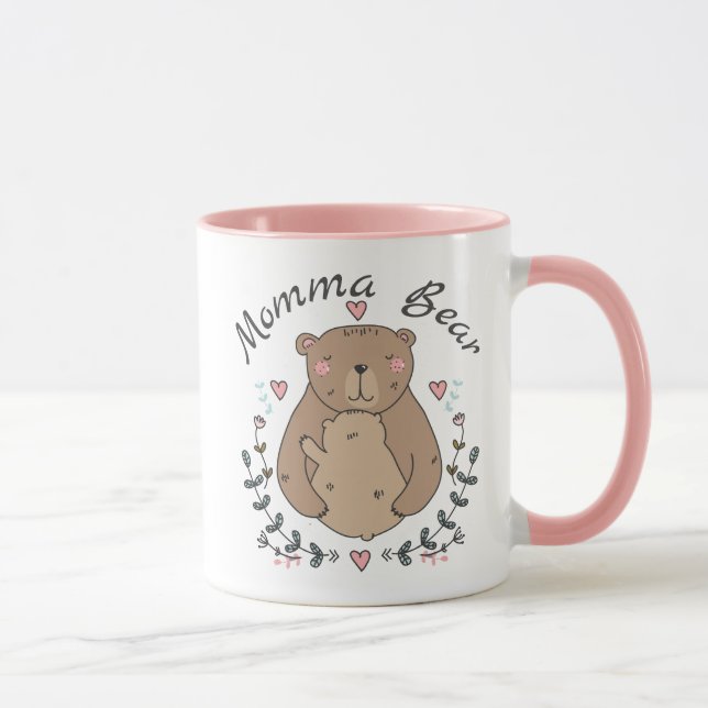 Sweet Momma Bear mit Babybär Tasse (Rechts)