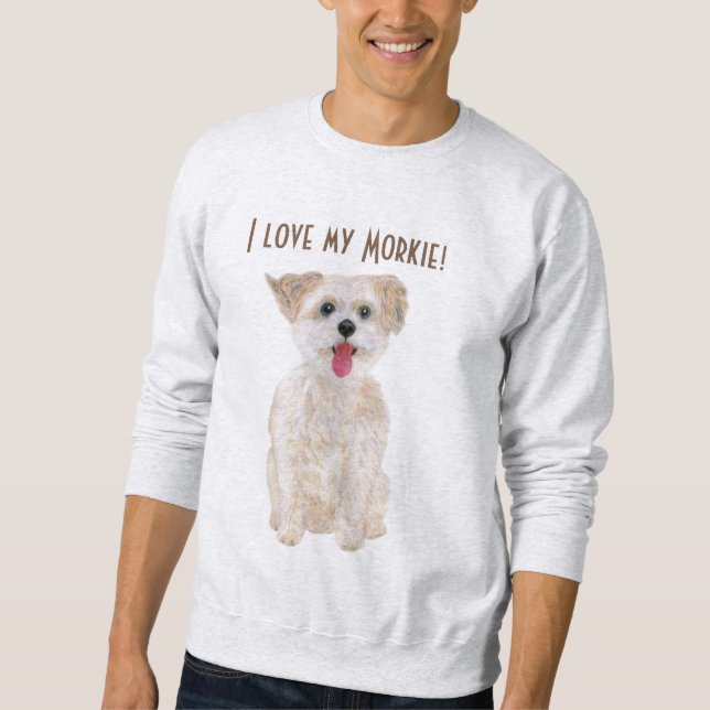 Sweet Morkie Men's Sweatshirt (Vorderseite)