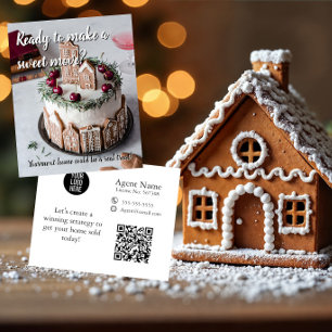 Sweet Move Immobilien Weihnachts-Mailer Lebkuchenh Flyer
