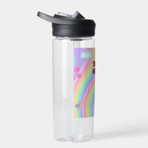 Sweet Mystic the Unicorn auf einem Aufkleber Trinkflasche