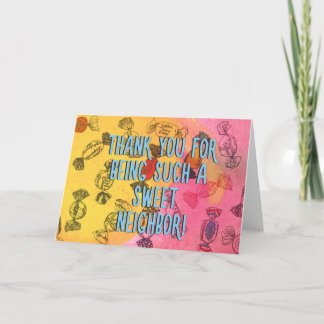 Sweet Neighbour Dankeskarte