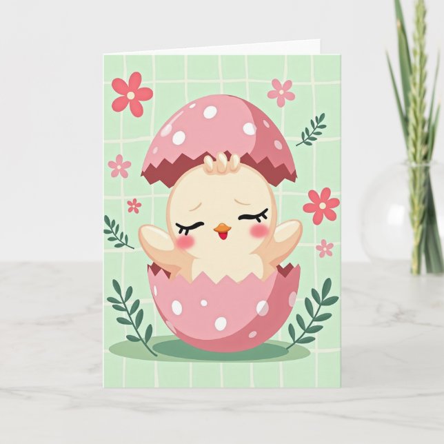Sweet New Baby Bird Card Karte (Vorderseite)