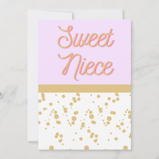 Sweet Niece Birthday Card Einladung