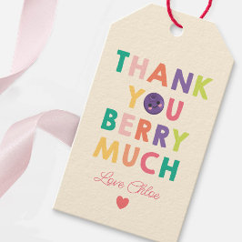 Sweet Niedlich Berry Tag, vielen Dank Berry. Geschenkanhänger