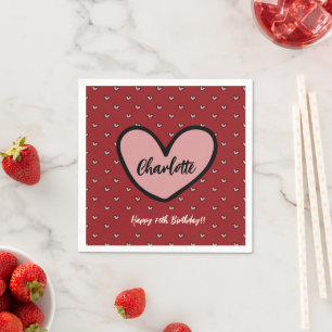 Sweet Niedlich Trendy individuelle Geburtstagspart Serviette