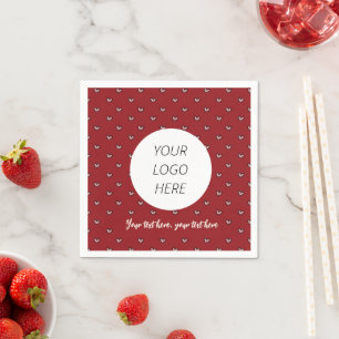Sweet Niedliche, modische, kundenspezifische Logo- Serviette