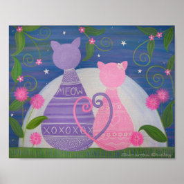 Sweet November - 8x10 Kitty Cats in Liebe Kinder K Poster