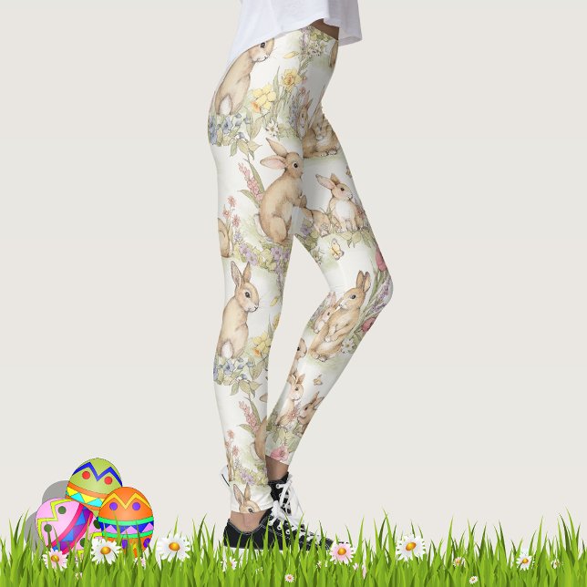 Sweet Oaster Bunnies & Daffodils Leggings (Von Creator hochgeladen)