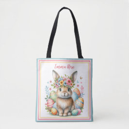 Sweet Oaster Bunny mit Blume und farbigen Eiern