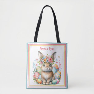 Sweet Oaster Bunny mit Blume und farbigen Eiern