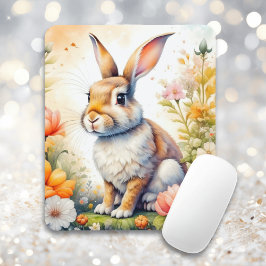 Sweet Oaster Segen Vintag Bunny Rabbit Mousepad